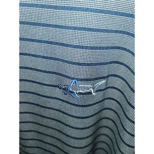 Greg Norman Attack Life Golf Polo Shirt Striped‎ Long Sleeve XXL